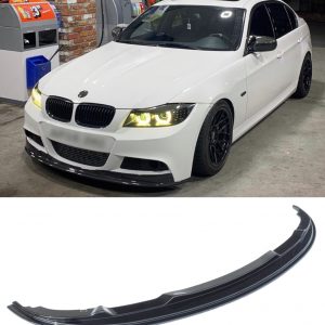 BMW 3 SERIES E90 E91 MP STYLE FRONT LIP SPLITTER SPOILER GLOSS BLACK LCI 2009-2012