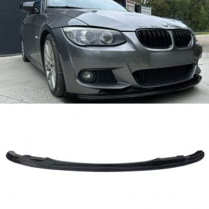FRONT SPLITTER GLOSS BLACK M PERFORMANCE FOR BMW 3 SERIES E92 E93 PRE LCI 2005-2008