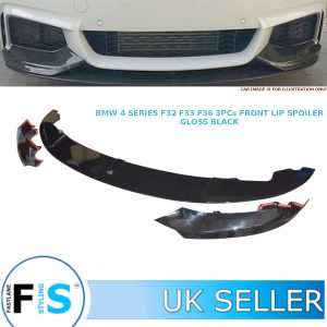BMW 4 SERIES F32 F33 F36 FRONT SPLITTER 3 PCs