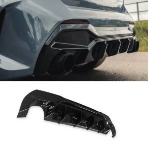 REAR VALANCE DIFFUSER M PERFORMANCE STYLE GLOSS BLACK FOR BMW 1 SERIES F40 2019+