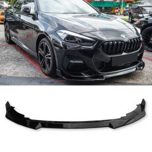 BMW 2 SERIES GRAN COUPE F44 FRONT LIP SPLITTER GLOSS BLACK 2019+ OEM FIT
