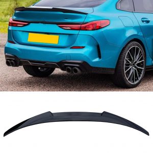 BOOT LIP SPOILER V STYLE GLOSS BLACK BMW 2 SERIES GRAN COUPE 2019+