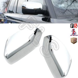 WING MIRROR COVER CHROME MIRROR COVER 2010 UP FOR USE ON LAND ROVER FREELANDER 2
