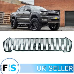 FORD RANGER T7 WILDTRACK MATTE BLACK FRONT GRILLE