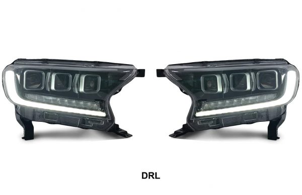 DRL HEADLIGHT SET WITH DYNAMIC INDICATOR FOR FORD RANGER T6 XLT PX XLS LX 2012+ - Image 3