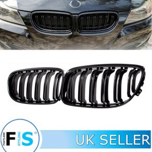 BMW 3 SERIES E90 E91 FRONT GRILLES DOUBLE SLAT