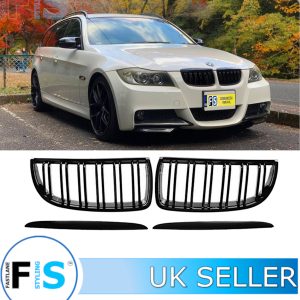BMW 3 SERIES E90 E91 FRONT BUMPER KIDNEY GRILLES