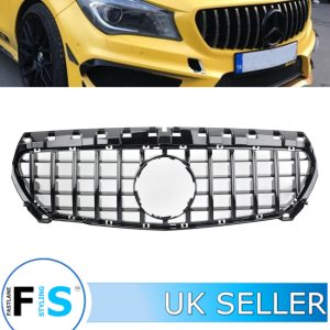 MERCEDES CLA CLASS C117 X117 FRONT GRILLE PANAMERICANA GT STYLE