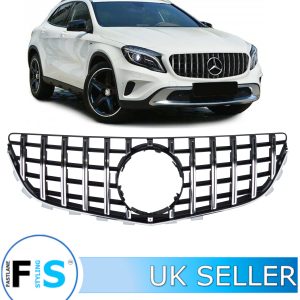 MERCEDES E CLASS C207 COUPE FRONT GRILLE PANAMERICANA GT STYLE