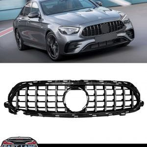 MERCEDES E CLASS GT PANAMERICANA STYLE GRILLE W213 C238 CHROME FACELIFT 2020-24
