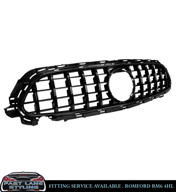MERCEDES E CLASS W213 C238 A238 AMG FRONT GRILLE GT STYLE GLOSS BLACK FACELIFT - Image 2