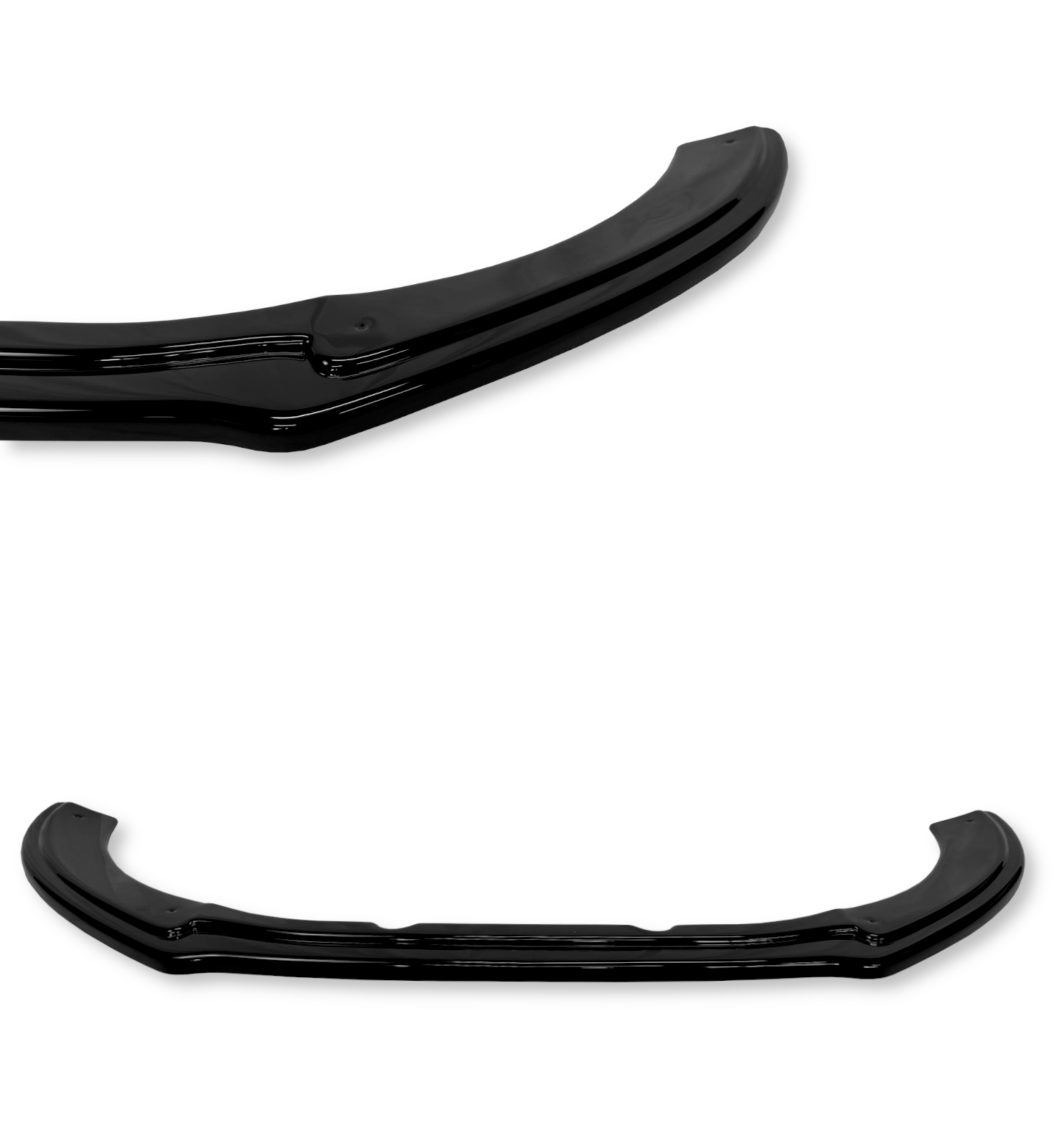 FRONT LIP SPLITTER LOWER SPOILER GLOSS BLACK FOR AUDI RS6 C7 2013-2018 OEM FIT - Image 2