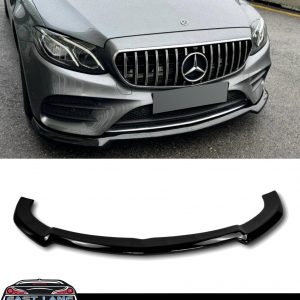 FRONT LIP SPLITTER 1PC GLOSS BLACK FOR MERCEDES E CLASS C238 A238 2017-2020