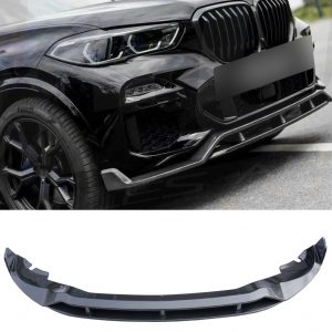 FRONT SPLITTER 2PC M PERFORMANCE STYLE CARBON FIBRE LOOK FOR BMW X5 G05 2019+