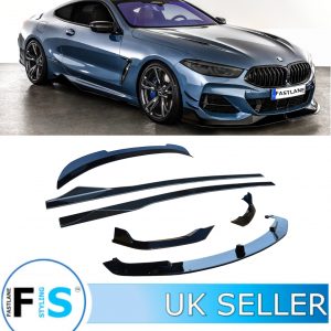 BMW 8 SERIES GRAN COUPE G16 GLOSS BLACK BODY KIT SPOILER SIDE SKIRT SPLITTER 18+