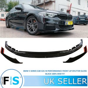 BMW 5 SERIES G30 G31 M TECH M SPORT FRONT LIP SPOILER SPLITTER