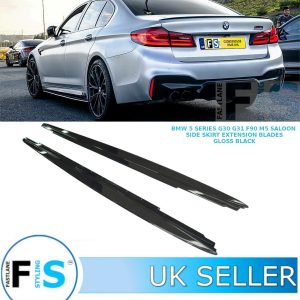 BMW 5 SERIES G30 G31 F90 M5 M PERFORMANCE SIDE SKIRT EXTENSION BLADES