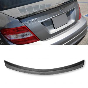 REAR SPOILER BOOT WINGS AMG STYLE CARBON FIBRE FOR MERCEDES C CLASS C204 COUPE