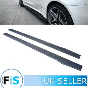 MERCEDES C63 C205 W205 AMG CARBON FIBRE SIDE SKIRTS