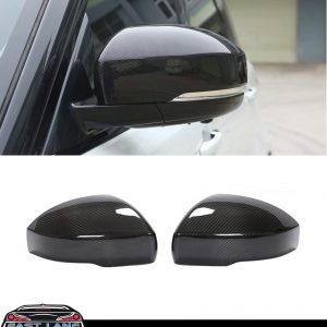 FOR RANGE ROVER SPORT L494 SIDE WING MIRROR COVERS PAIR REAL CARBON FIBRE 2013+