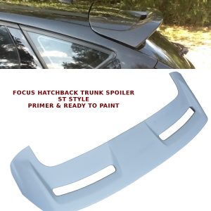 FORD FOCUS MK3 HATCHBACK REAR ROOF BOOT LIP SPOILER ST STYLE 12-13 UNPAINTED