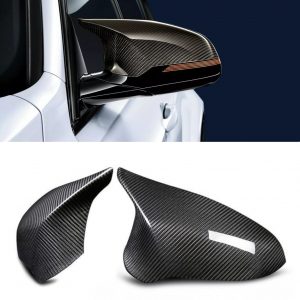 BMW M3 M4 F82 F83 F80 WING MIRROR CAPS COVER PAIR REAL CARBON FIBRE - LHD ONLY
