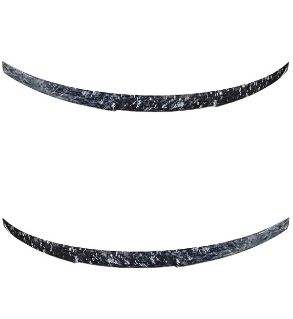 REAR BOOT LIP SPOILER V STYLE FORGED CARBON FIBRE FOR BMW F82 M4 2014-2020 - Image 2