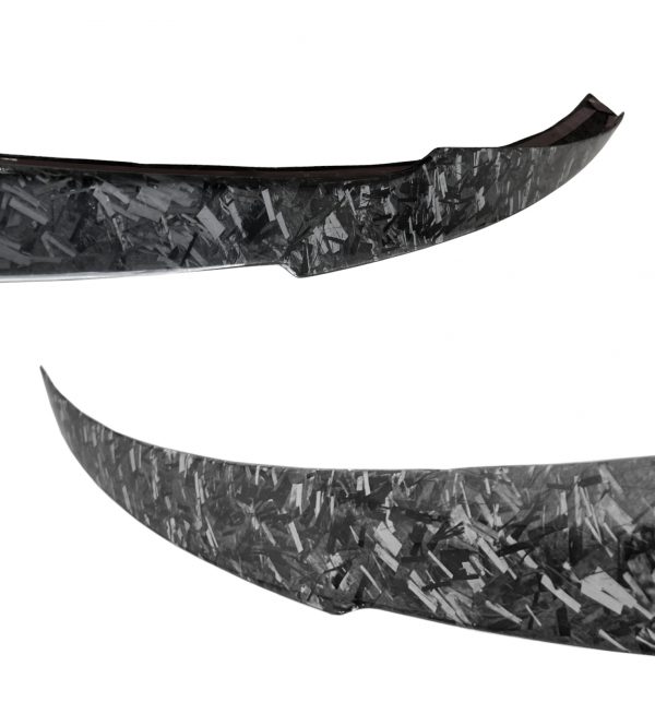 REAR BOOT LIP SPOILER V STYLE FORGED CARBON FIBRE FOR BMW F82 M4 2014-2020 - Image 3