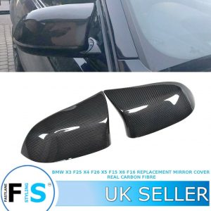 SIDE WING MIRROR COVER X5M STYLE CARBON FIBRE FOR BMW X3 F25 X4 F26 X5 F15 X6