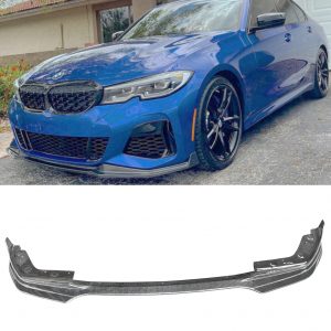 FRONT LIP SPLITTER SPOILER REAL CARBON FIBRE M SPORT FOR BMW 3 SERIES G20 G21