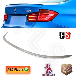 BMW 3 SERIES F30 F80 M3 M SPORT TYPE TRUNK BOOT SPOILER UNPAINTED 100% OEM FIT