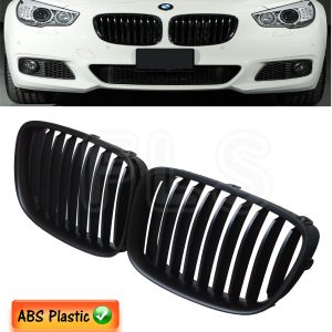 BMW 5 SERIES F07 GT GRAN TURISMO LCI KIDNEY GRILLES MATTE BLACK 2009 TO 2016