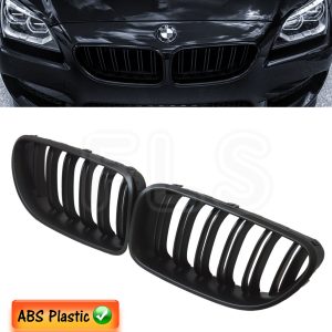 BMW 6 SERIES F06 F12 F13 2011-2016 FRONT KIDNEY GRILLE M6 STYLE-MATTE BLACK 100%