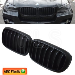 BMW X5 F15 X6 F16 2013-2016 FRONT KIDNEY GRILLE MATTE BLACK 100% OEM FIT