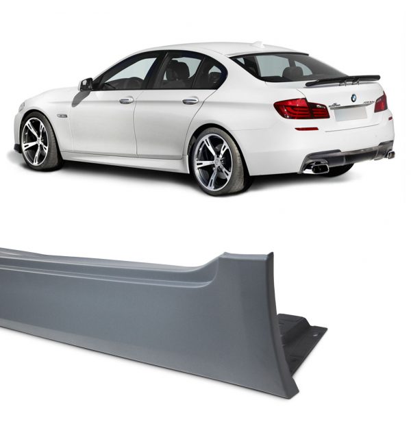 SIDE SKIRTS M PERFORMANCE STYLE PRIMED FOR BMW 5 SERIES F10 F11 2010-2013 - Image 2