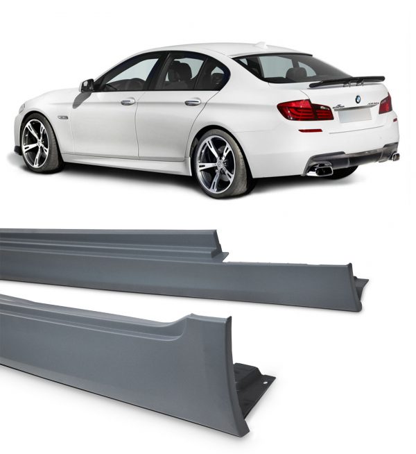 SIDE SKIRTS M PERFORMANCE STYLE PRIMED FOR BMW 5 SERIES F10 F11 2010-2013 - Image 3