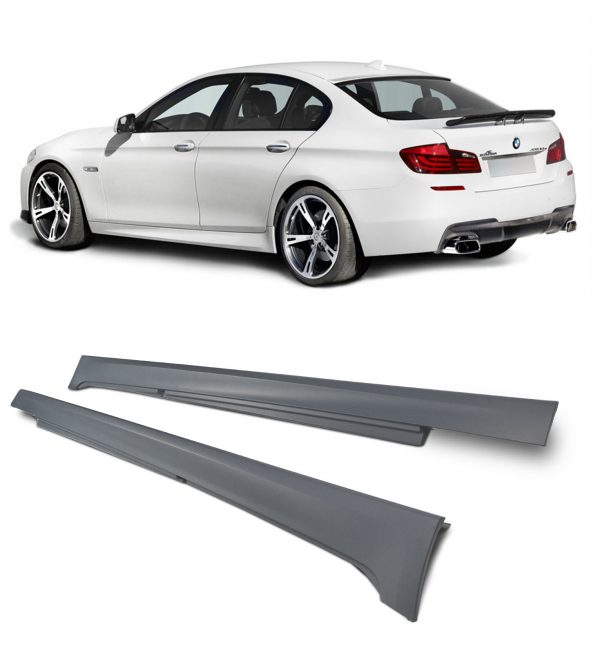 SIDE SKIRTS M PERFORMANCE STYLE PRIMED FOR BMW 5 SERIES F10 F11 2010-2013 - Image 5