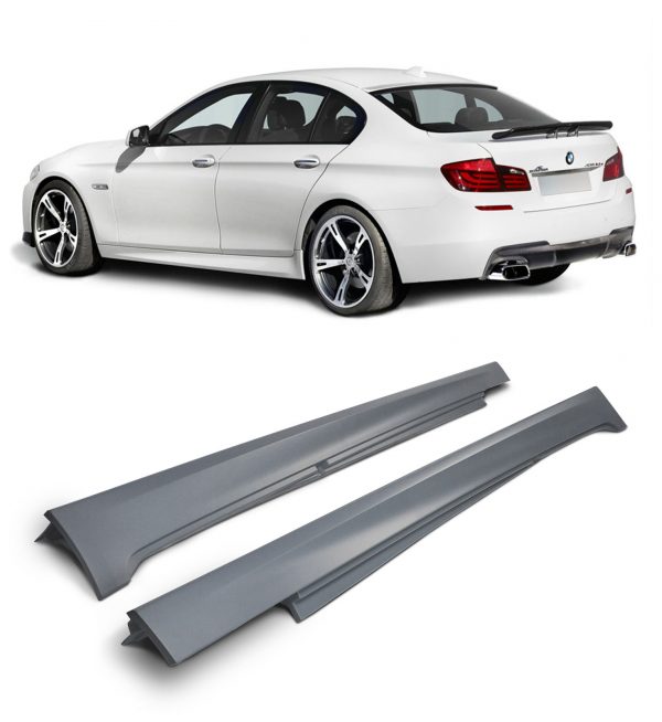 SIDE SKIRTS M PERFORMANCE STYLE PRIMED FOR BMW 5 SERIES F10 F11 2010-2013 - Image 6