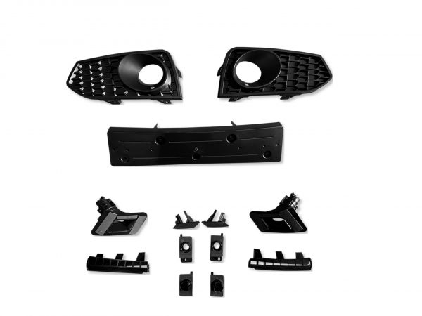 FRONT BUMPER BODY KIT M SPORT KIT PRIMED FOR BMW 2 SERIES F22 F23 2014-2021 - Image 6