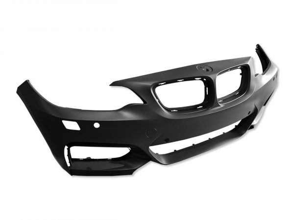 FRONT BUMPER BODY KIT M SPORT KIT PRIMED FOR BMW 2 SERIES F22 F23 2014-2021 - Image 8