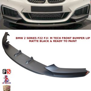 BMW 2 SERIES F22 F23 FRONT DIFFUSER SPLITTER VALANCE LIP SPOILER MATTE BLACK 13+