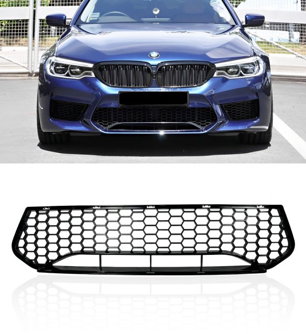 FRONT BUMPER F90 M5 LOOK WITH WASHER JET & PARKING SENSOR HOLES FOR BMW 5 SERIES G30 - Image 5