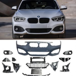 FRONT BUMPER PRIMED FOR BMW 1 SERIES F20 F21 WITH PARKING SENSORS HOLE 2015-2019