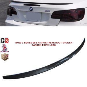 BMW 3 SERIES E92 M3 STYLE REAR BOOT LIP SPOILER
