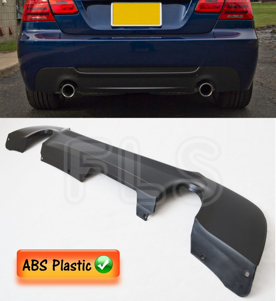 BMW 3 SERIES 05 ON E92 E93 M SPORT 335 LOOK EXHAUST REAR DIFFUSER ...