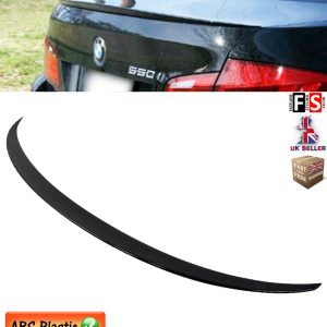 BMW 5 SERIES F10 MSPORT REAR TRUNK BOOT SPOILER LIP 10-16 MATT BLACK OEM FIT