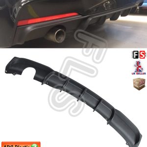 BMW 3 SERIES F30 F31 M SPORT PERFORMANCE REAR BUMPER DIFFUSER MATTE BLACK