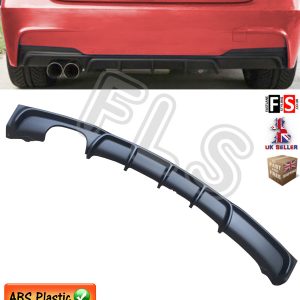 BMW 3 SERIES F30 F31 M SPORT M PERFORMANCE REAR BUMPER DIFFUSER TWIN EXHAUST