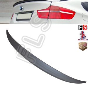 BMW X6 E71 PERFORMANCE REAR BOOT TRUNK SPOILER 08-14 GLOSS BLACK 100% OEM FIT