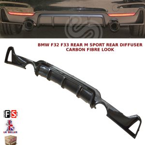 BMW 4 SERIES F32 F33 F36 M SPORT PERFORMANCE REAR DIFFUSER VALANCE CARBON FIBRE